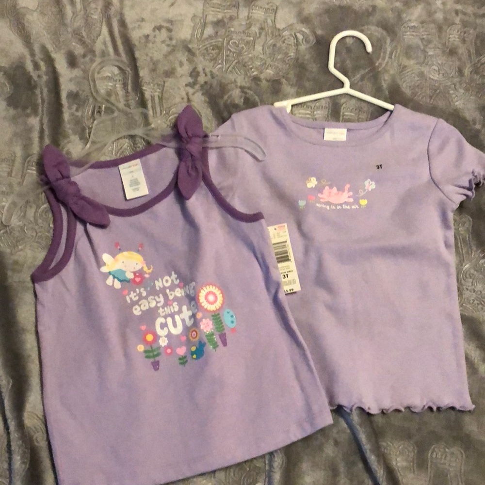 3T T-shirt and tank top